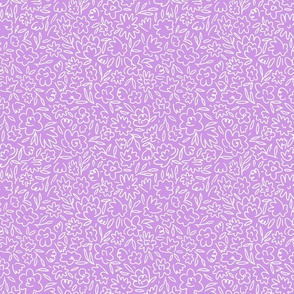 Pippy Squiggle Floral - Lilac Small