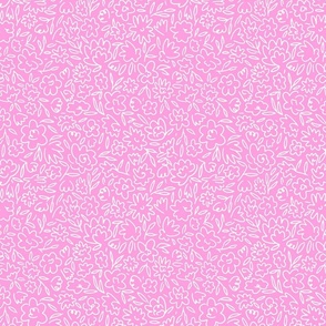 Pippy Squiggle Floral - Pink Small