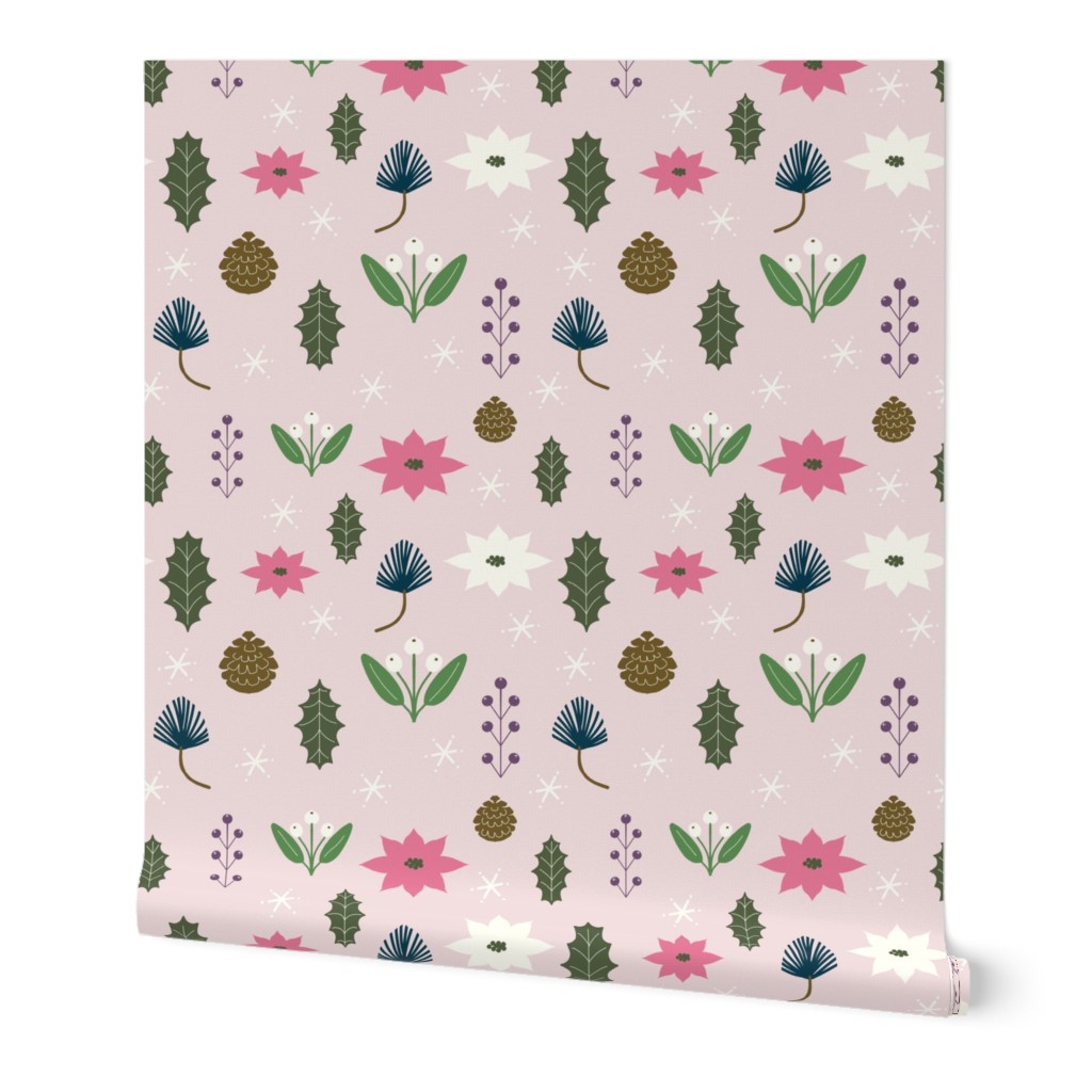 Folk Winter Botanicals, Piglet Pink