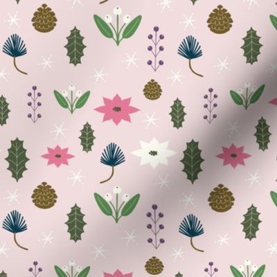 Folk Winter Botanicals, Piglet Pink