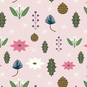 Folk Winter Botanicals, Piglet Pink