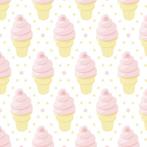 Ice Cream Parlor - Pink & Yellow