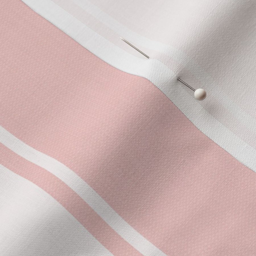 Jill | English Rose | 6" Repeat | Wide Awning Stripe