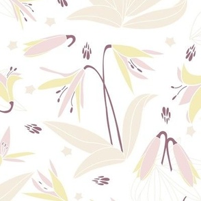 Spring Trout Lily Floral - Piglet and Butter Glaze