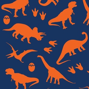 dinosaur blue and large (Xlarge)