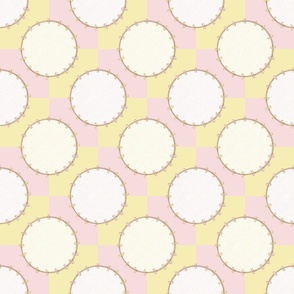 Checkered Floral Dot