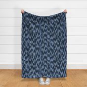 Kiersten Ikat toned Navy 