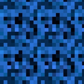 Blue and Black Pixel Check