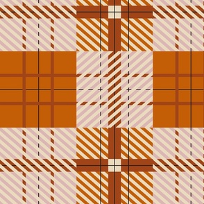 Asherah Plaid | Harvest Orange