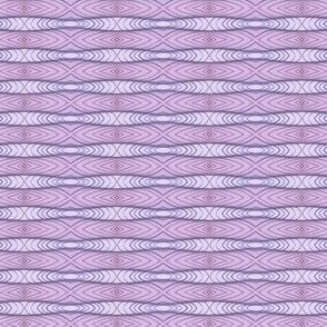 Micro Scall Lavender and Lilac Horizontal Tribal Wavy Stripes