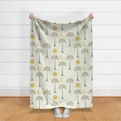 Pear Tree on Creamy Linen