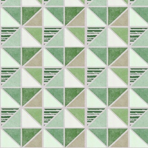 Mediterranean Tiles - Green