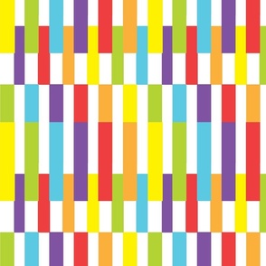 Abstract animal stripes - bright rainbow colours