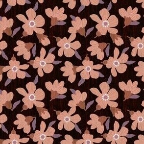 Ditsy Floral - Salmon, Pink
