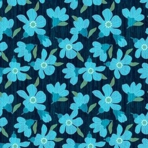 Ditsy Floral - Blue