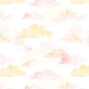 Cotton Candy Clouds (Pink & Yellow)