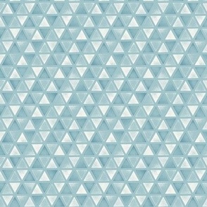 Stamped triangle scale - Teal [Small]