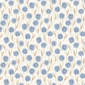 Daisy Pop_Small_Cream-Forever Blue_Hufton Studio