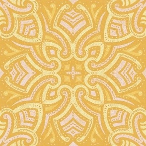 Moroccan pattern: butter piglet sunray