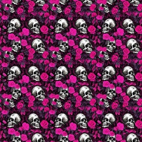 pink rose skulls 4