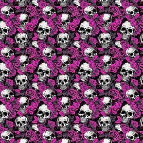 pink rose skulls 5