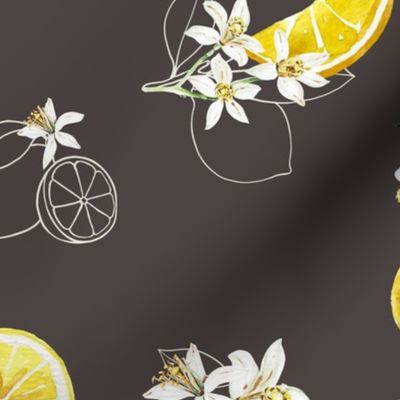 Limoncello on Olive Tree Brown