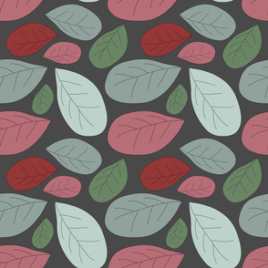 retro leaves