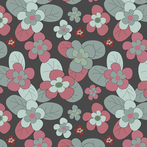 retro flowers