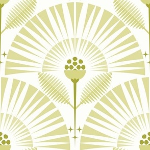 Sunny Boho Garden / Art Deco / Citrine / Medium