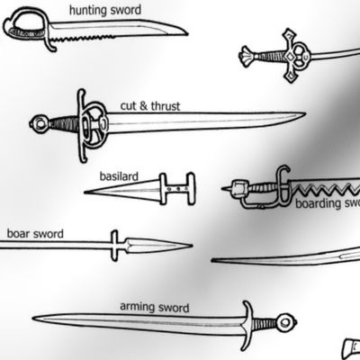 Medieval Swords and Daggers one direction large