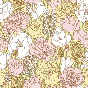 Hyacinth wallpaper designed for Morris and Company