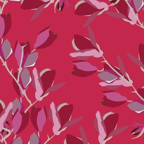 Vivid Saucer magnolia Pantone Florals Pink