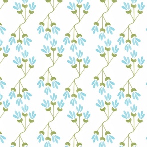 Doll's owner's wallpaper turquoise