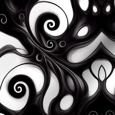Lovecraftian Ink Swirls