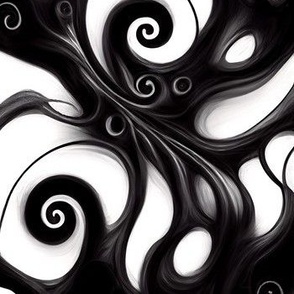 Lovecraftian Ink Swirls