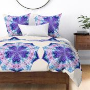  I Heart Pink Purple Blue and Pineapples (large) (1029)