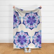  I Heart Pink Purple Blue and Pineapples (large) (1029)