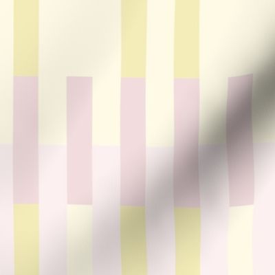 East Fork Intersecting Stripe - Medium - Piglet Pink, Butter Yellow