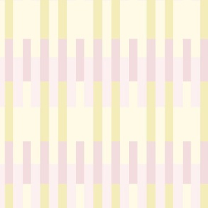 East Fork Intersecting Stripe - Medium - Piglet Pink, Butter Yellow