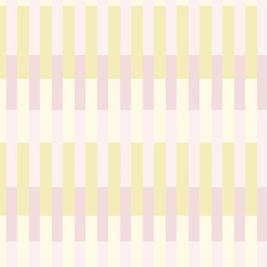 East Fork Finger Stripe - Medium - Piglet Pink, Butter Yellow