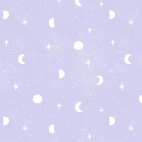 Moon sparkle on lavender - by Pamela Goodman