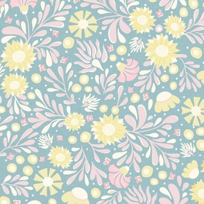 Floral Splash Pastel