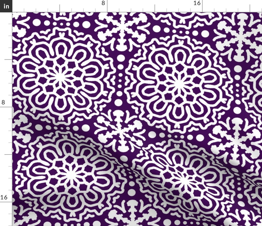 Mandala Purple Boho Bohemian Moroccan Geometric Abstract Art 7