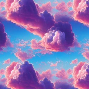 purple clouds 