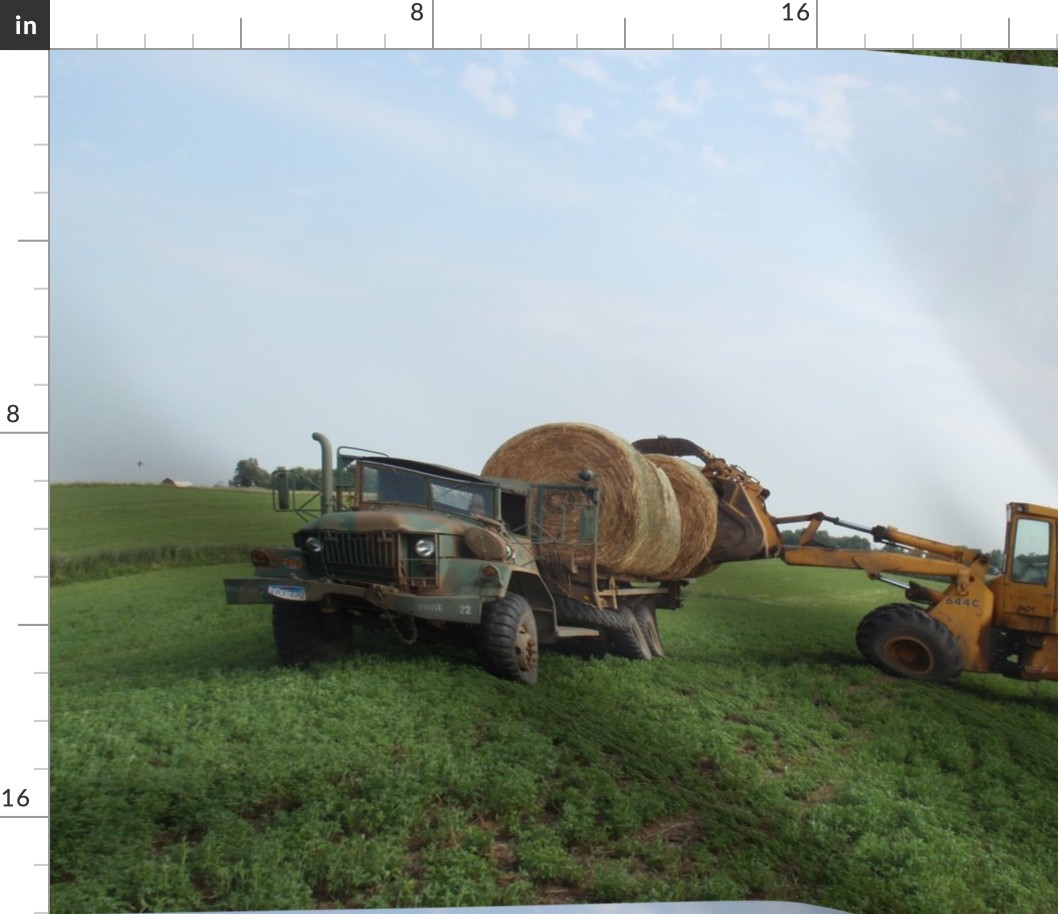 loading bales