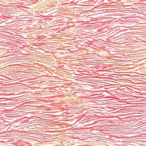 Watermelon coloured red textured coordinate for Ice creams horizontal waves 6” repeat 