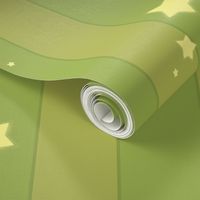 Wallpaper green stripes with stars