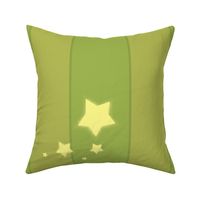 Wallpaper green stripes with stars