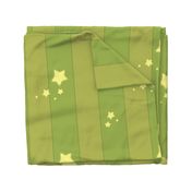 Wallpaper green stripes with stars