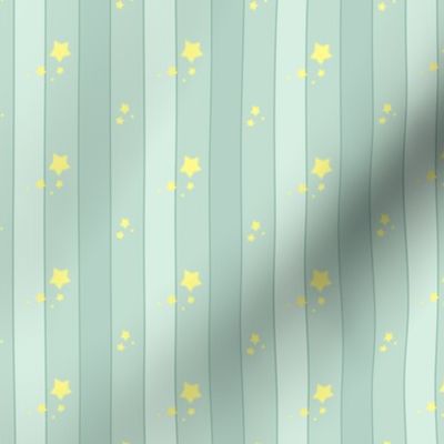 Spoonflower Design Challenge Miniature Dollhouse Wallpaper blue stripes with stars